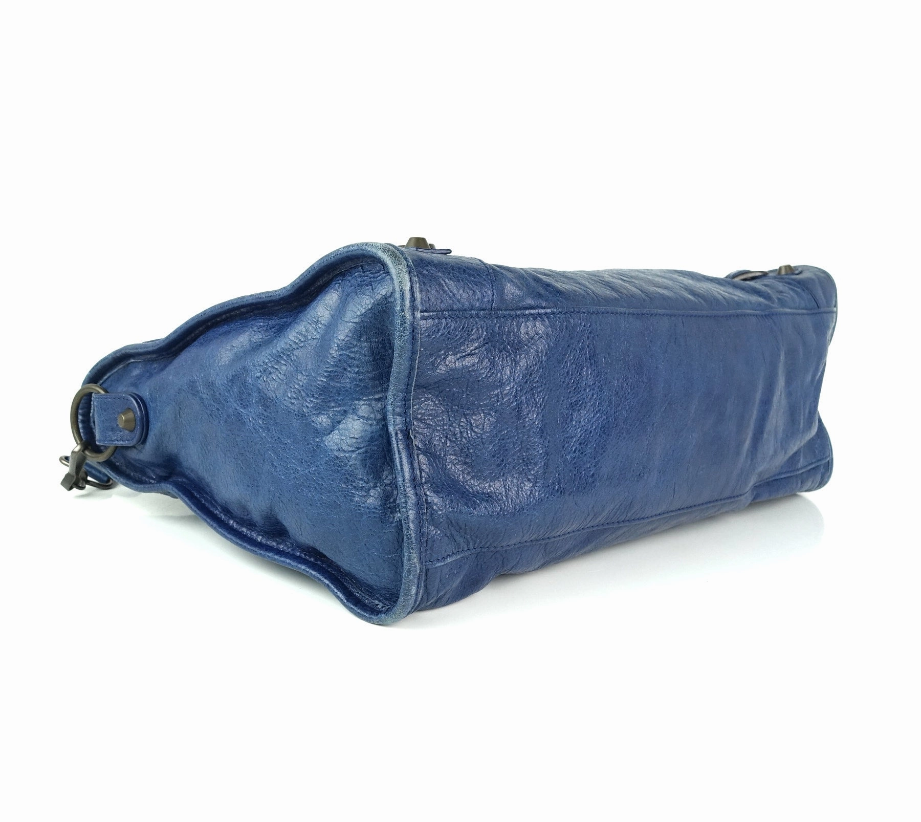 Classic Agneau Leather City Bag