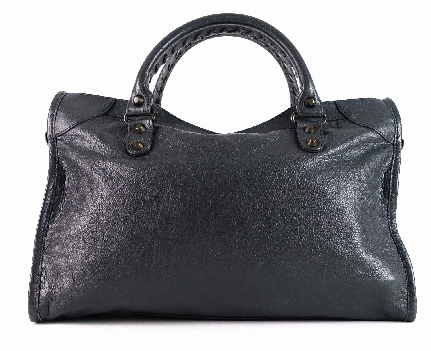 Classic Agneau Leather City Bag