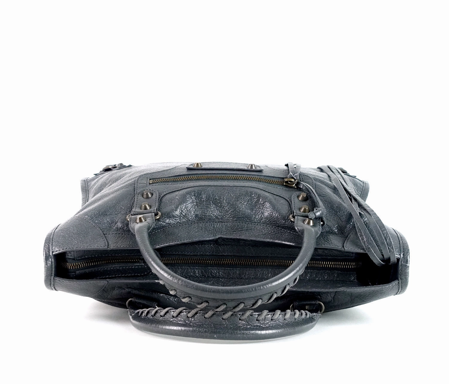 Classic Agneau Leather City Bag