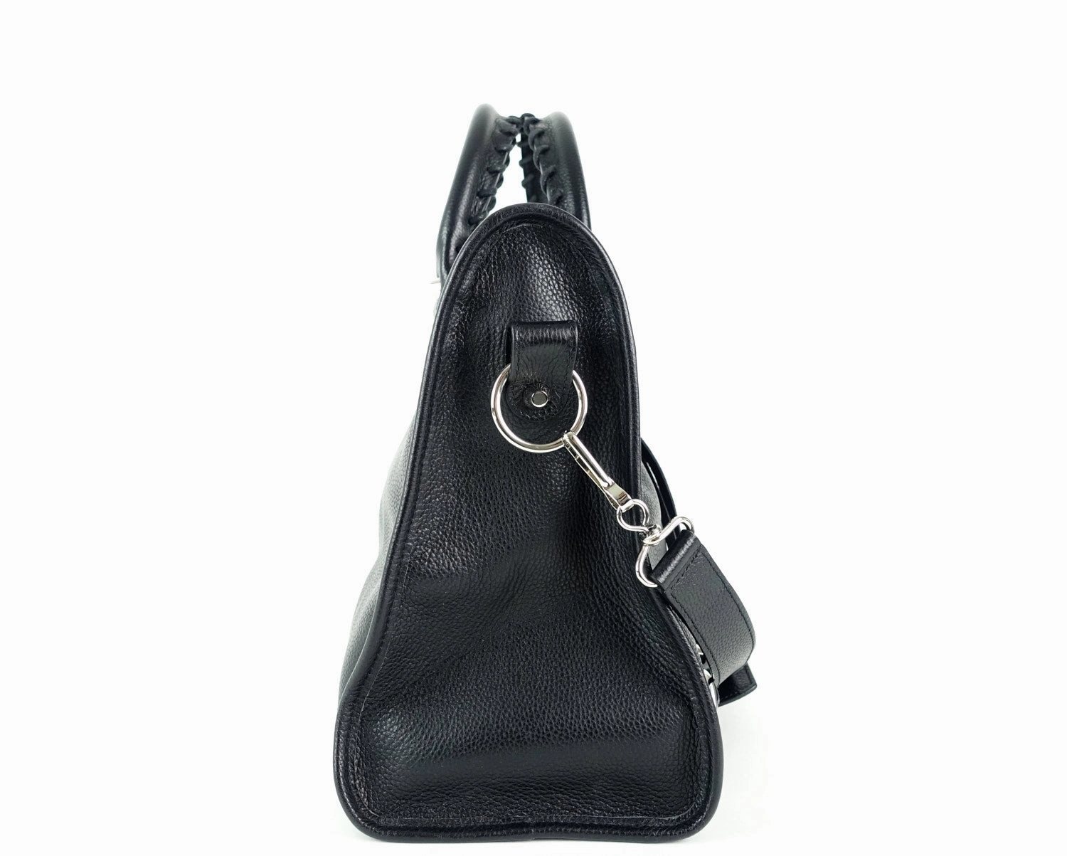 Classic Agneau Leather City Bag