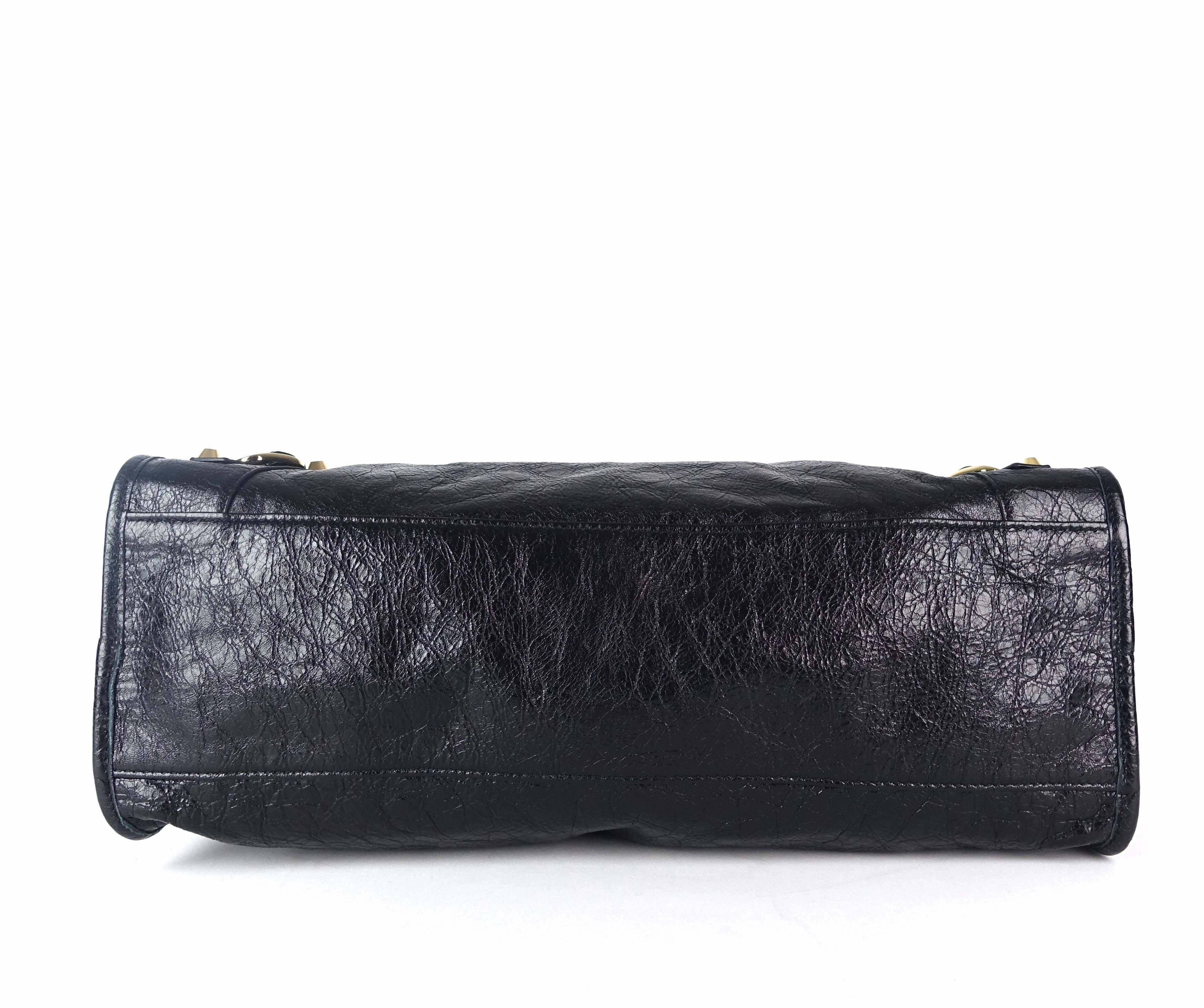 Classic Agneau Leather City Bag