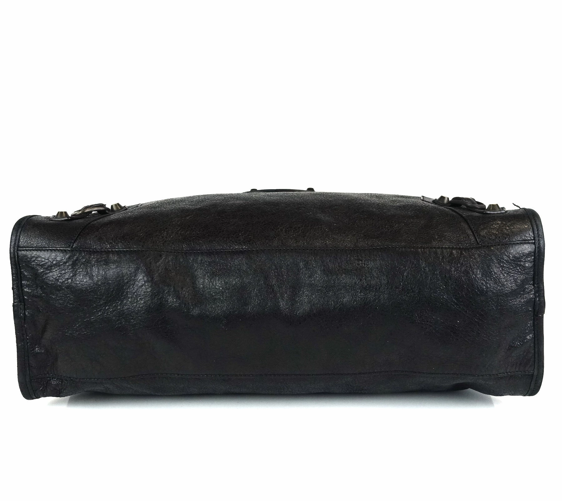Classic Agneau Leather City Bag