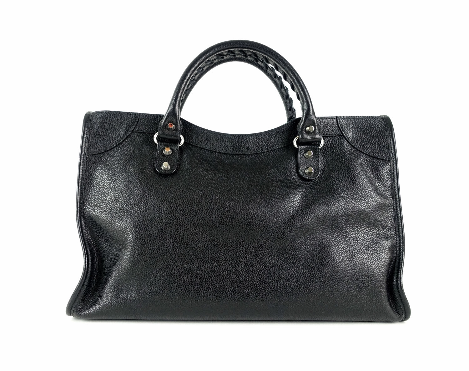 Classic Agneau Leather City Bag