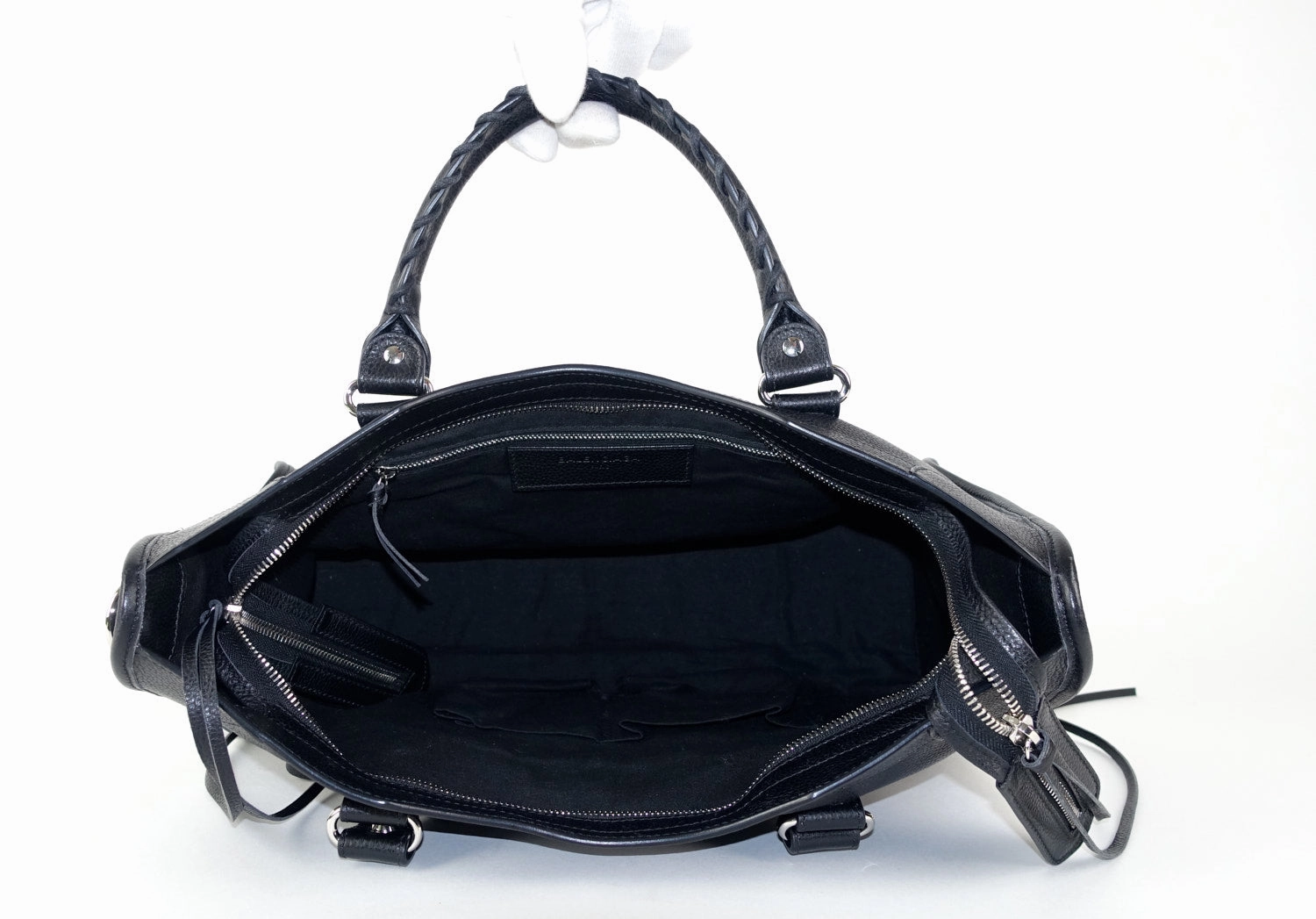 Classic Agneau Leather City Bag