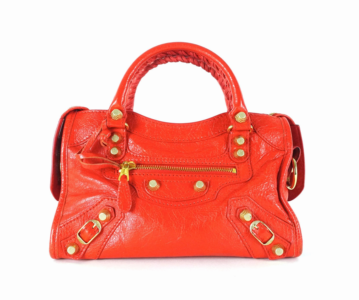Classic Agneau Leather Mini City Bag