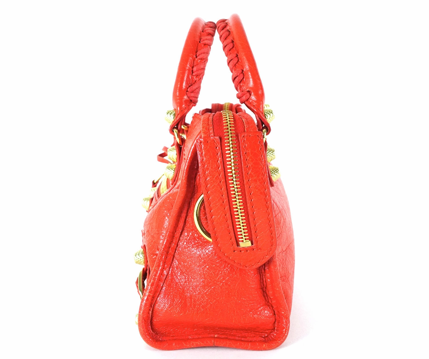 Classic Agneau Leather Mini City Bag