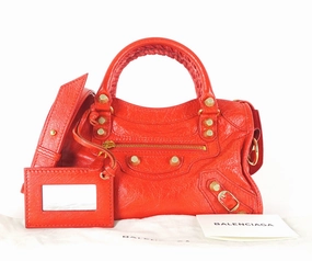 Classic Agneau Leather Mini City Bag
