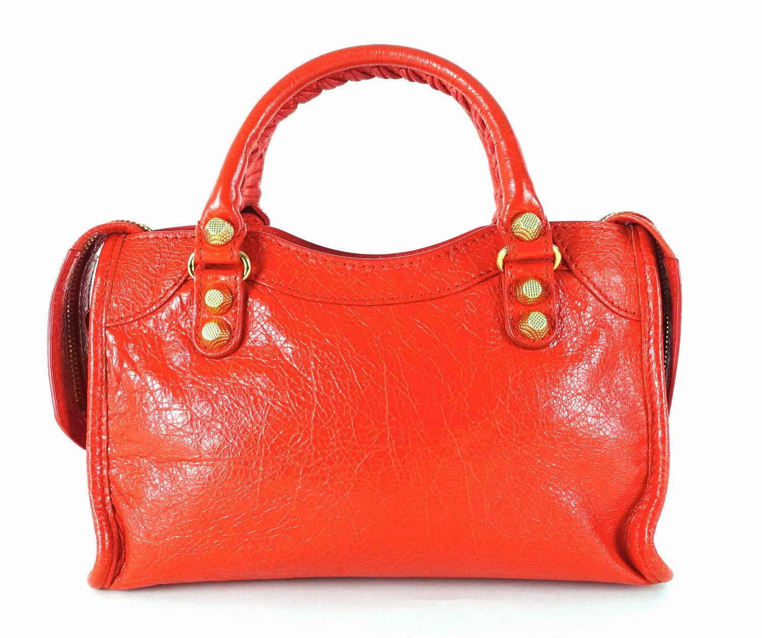 Classic Agneau Leather Mini City Bag