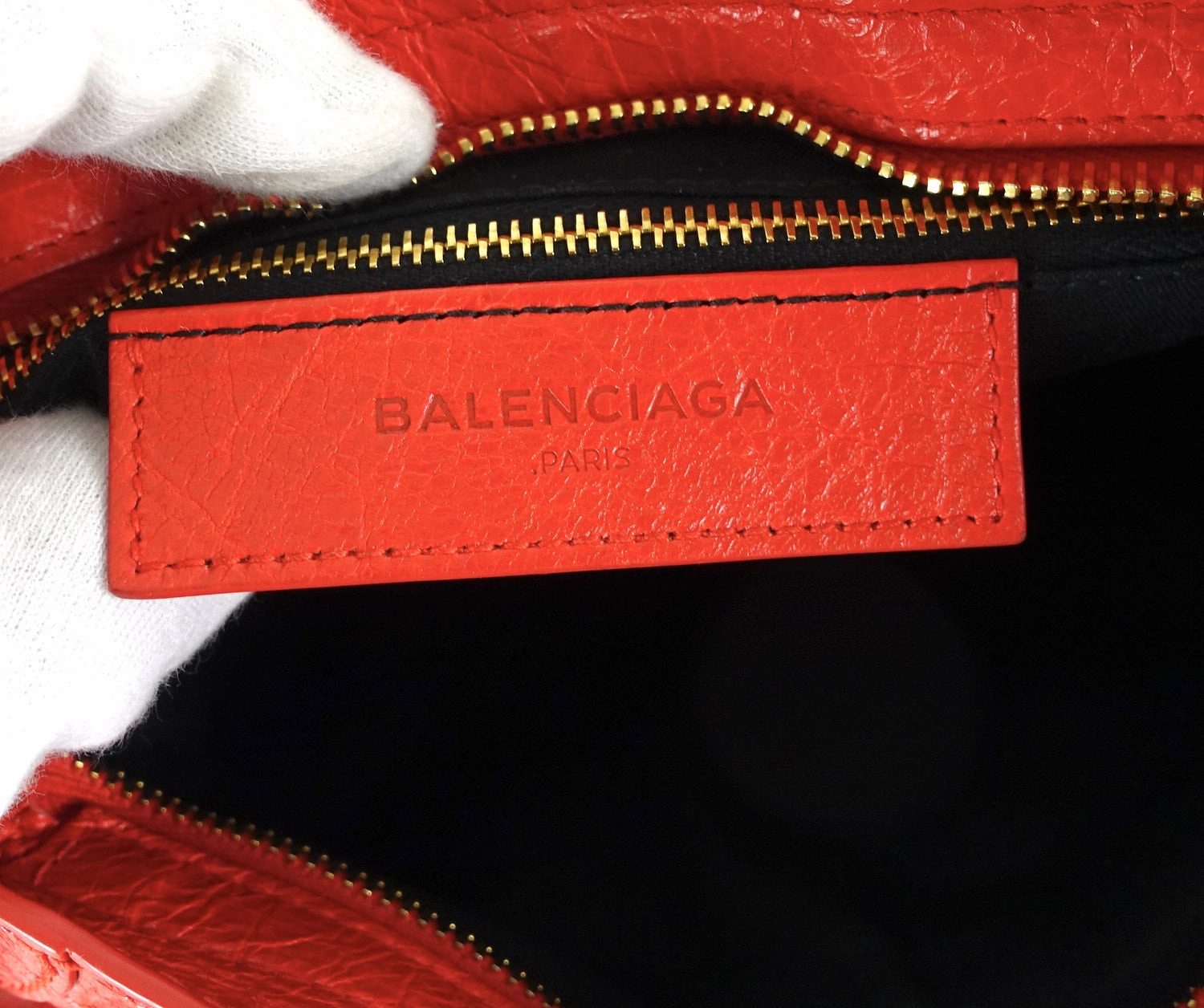 Classic Agneau Leather Mini City Bag