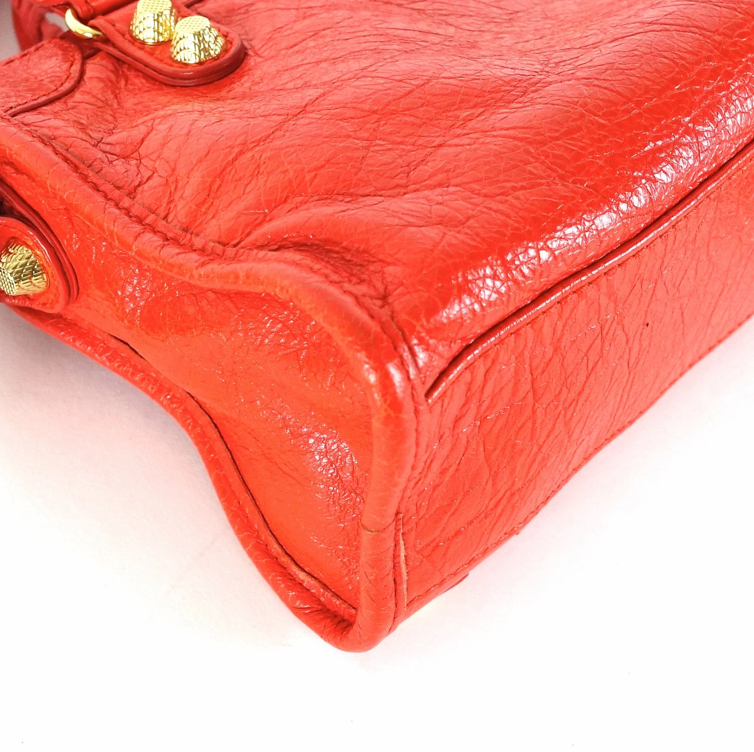 Classic Agneau Leather Mini City Bag