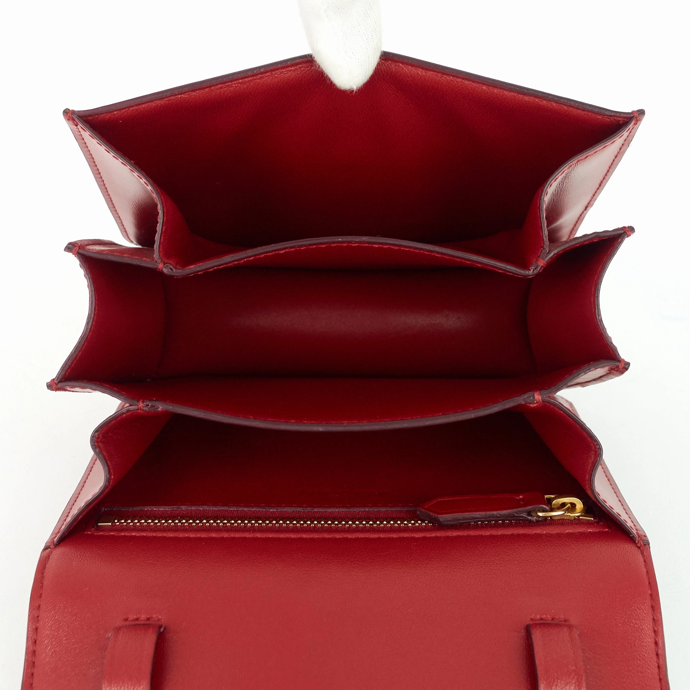 Classic Box Small Calf Leather Bag
