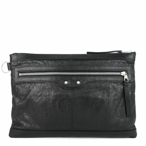 Classic City Medium Lambskin Clip Clutch Bag