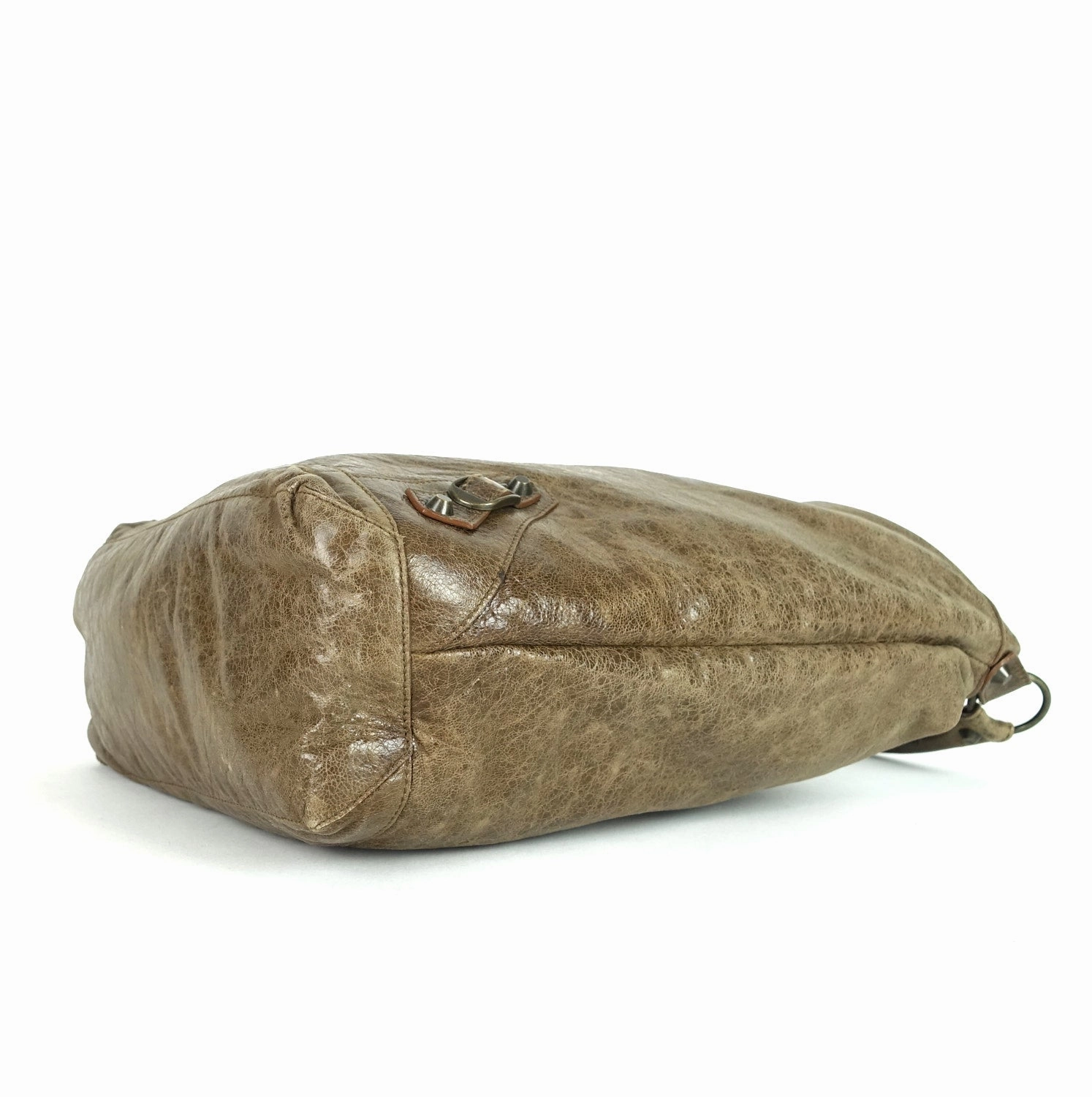 Classic Day Glazed Calfskin Leather Bag