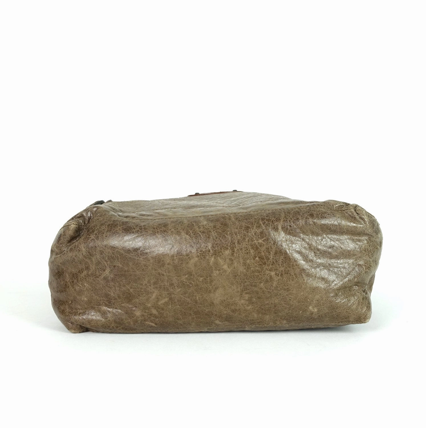Classic Day Glazed Calfskin Leather Bag