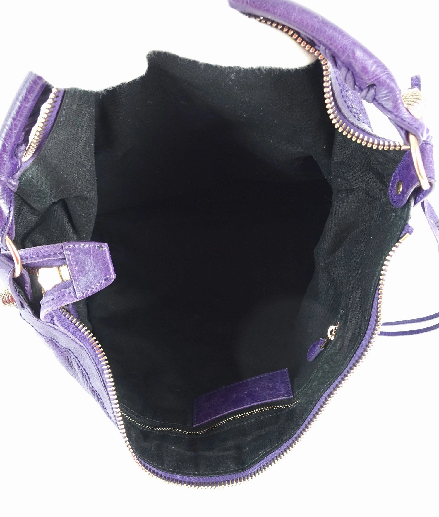 Classic Day Glazed Calfskin Leather Bag