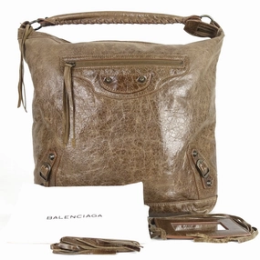 Classic Day Glazed Calfskin Leather Bag