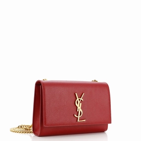 Classic Monogram Crossbody Bag Grainy Leather Small
