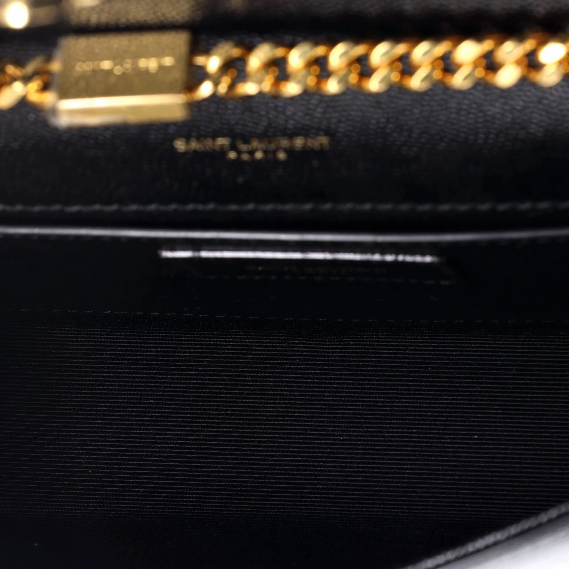 Classic Monogram Crossbody Bag Grainy Leather Small