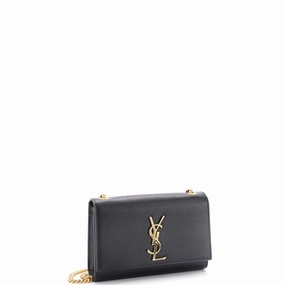 Classic Monogram Crossbody Bag Grainy Leather Small