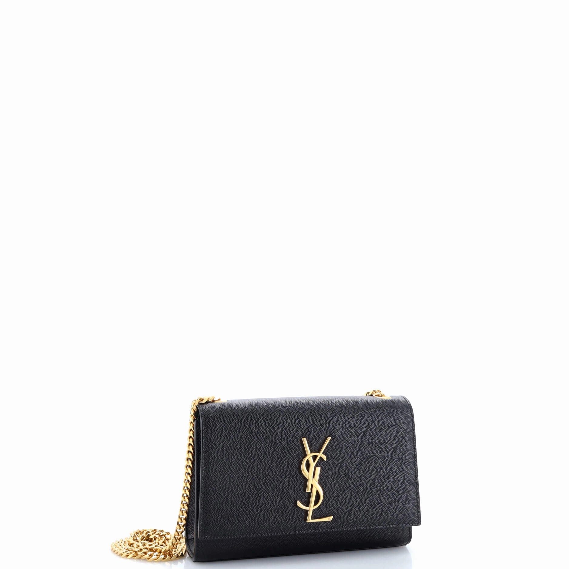 Classic Monogram Crossbody Bag Grainy Leather Small