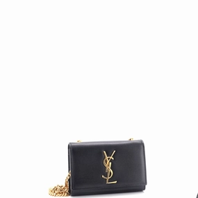 Classic Monogram Crossbody Bag Grainy Leather Small