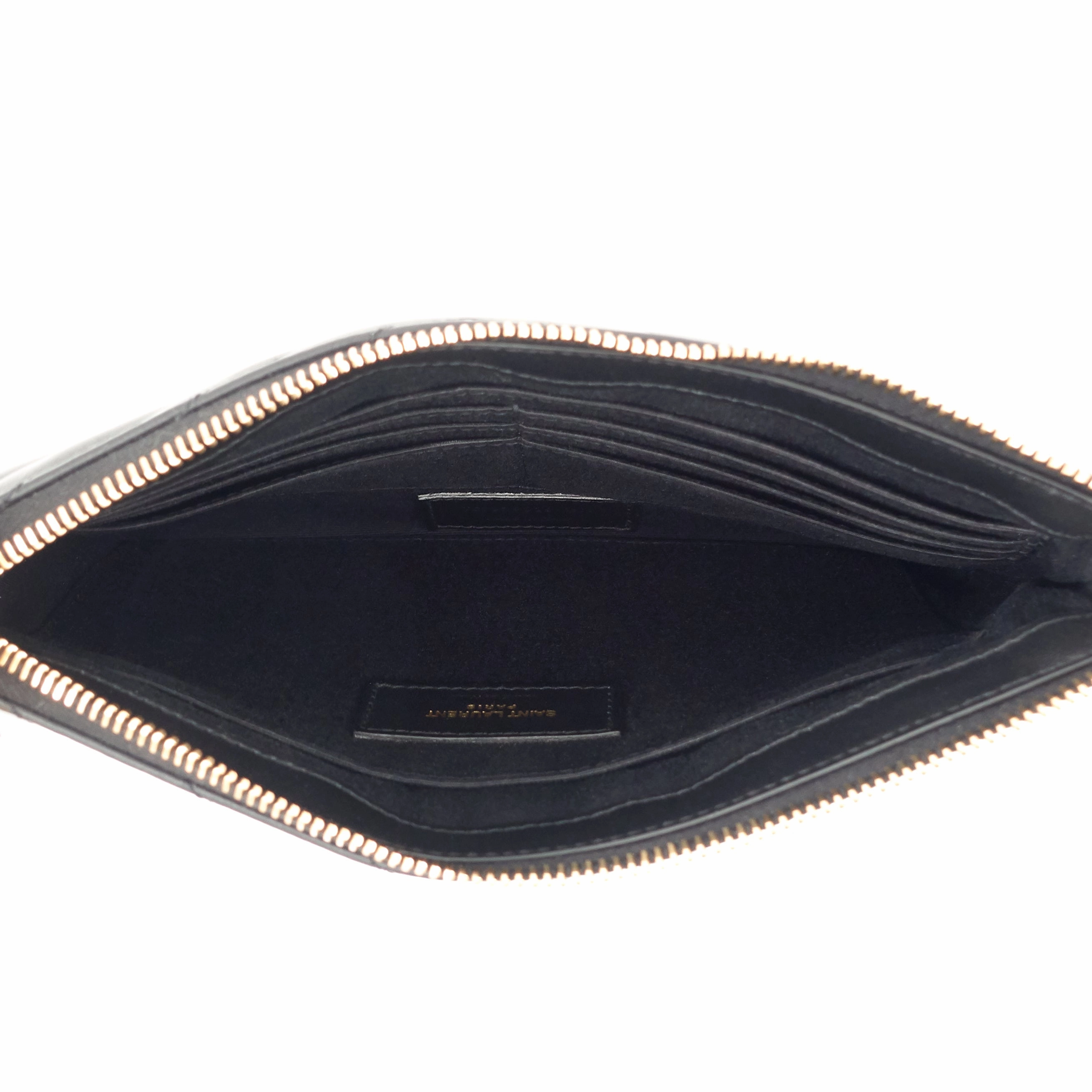 Classic Monogram Large Matellas Chevron Leather Wristlet Bag