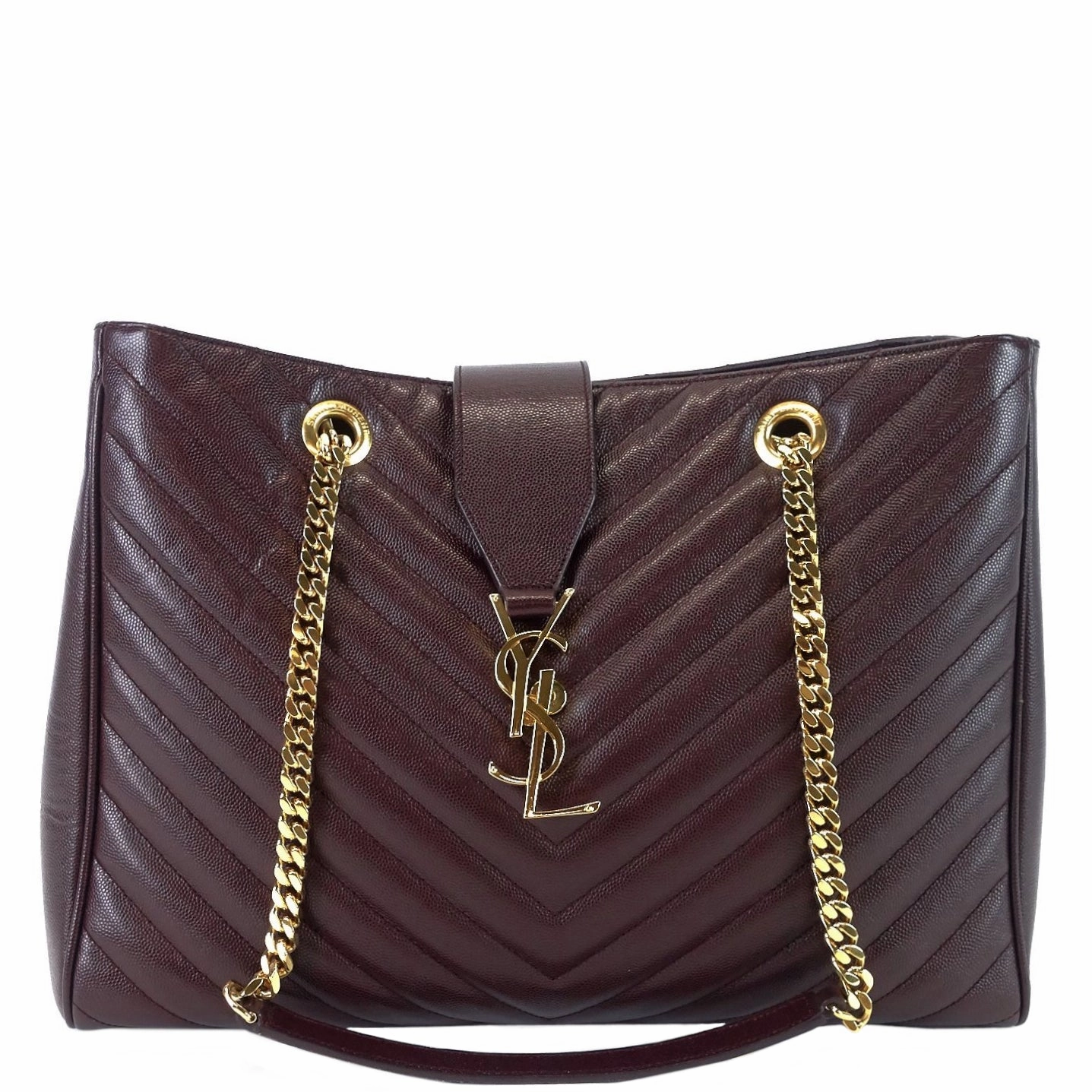 Classic Monogram Matelass Chevron Leather Shopper Bag