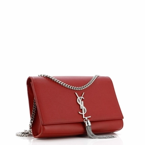 Classic Monogram Tassel Crossbody Bag Leather Medium