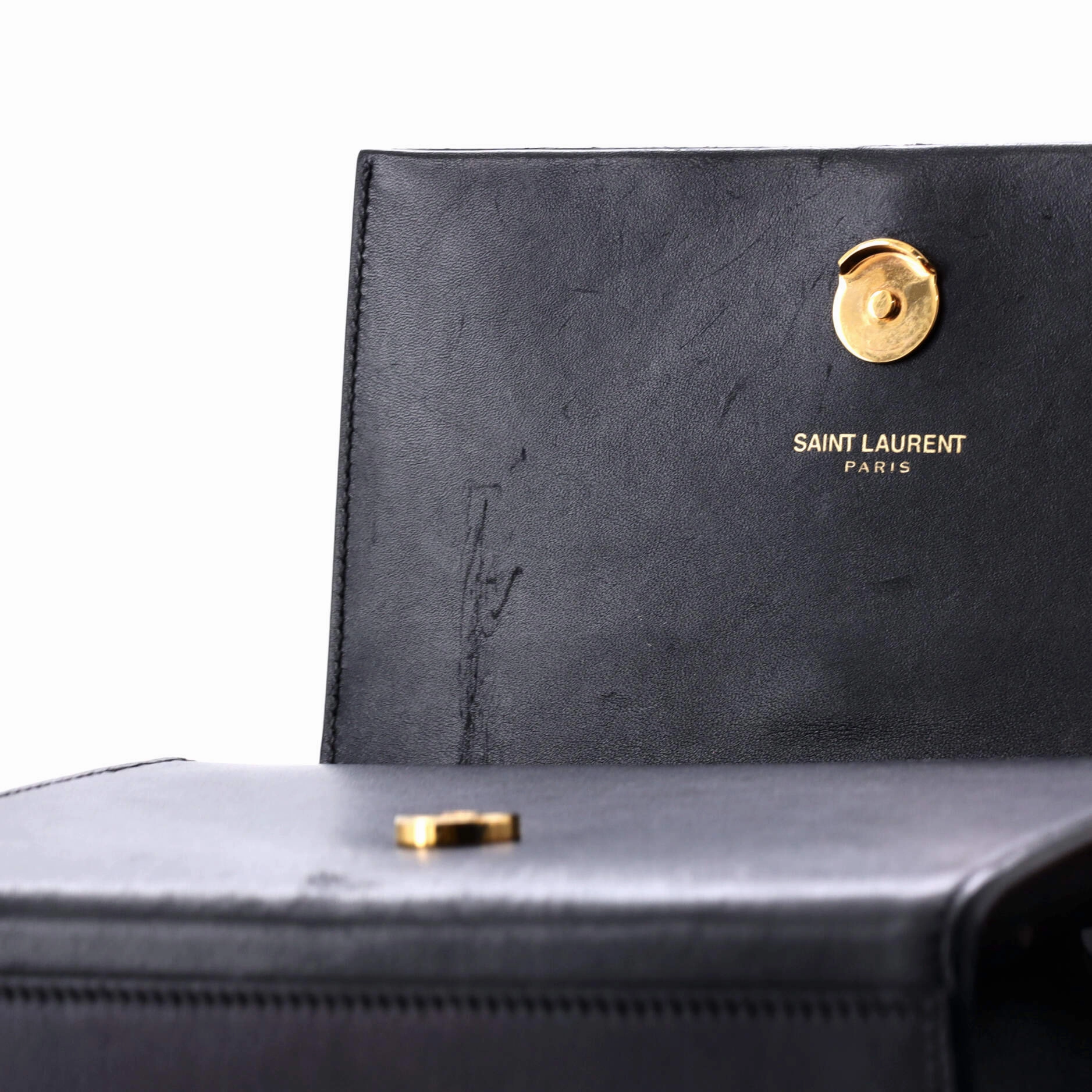 Classic Monogram Tassel Crossbody Bag Leather Small
