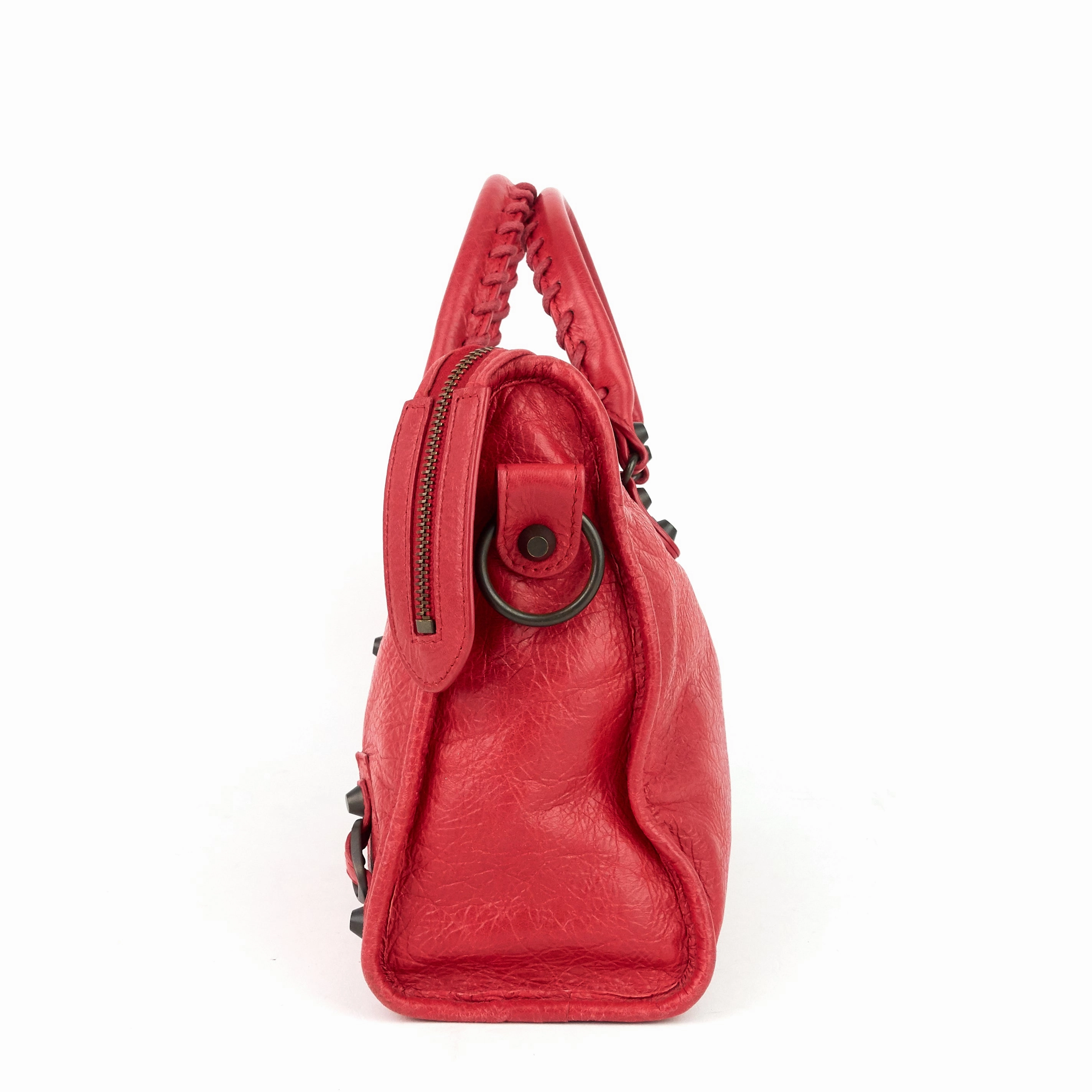 Classic Small Agneau Leather City Bag