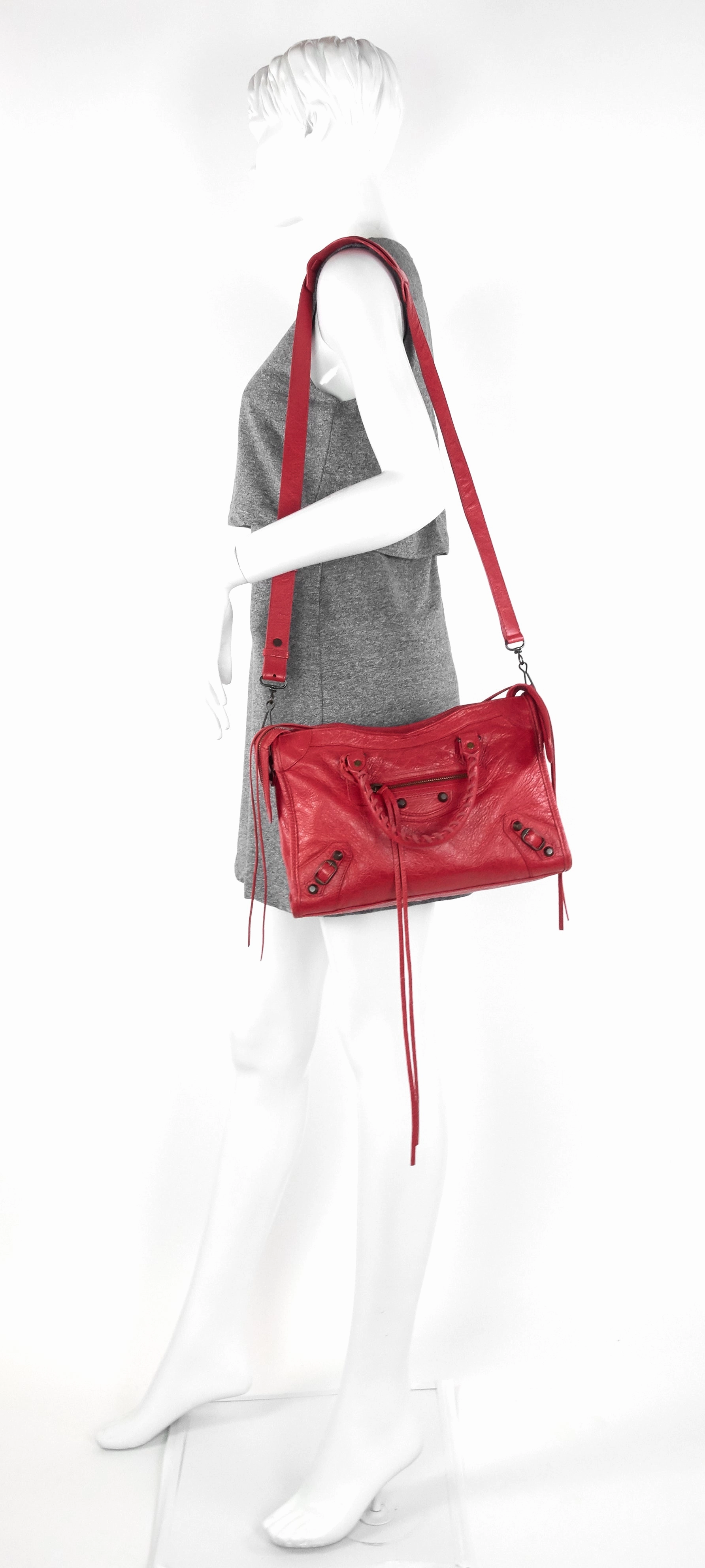 Classic Small Agneau Leather City Bag
