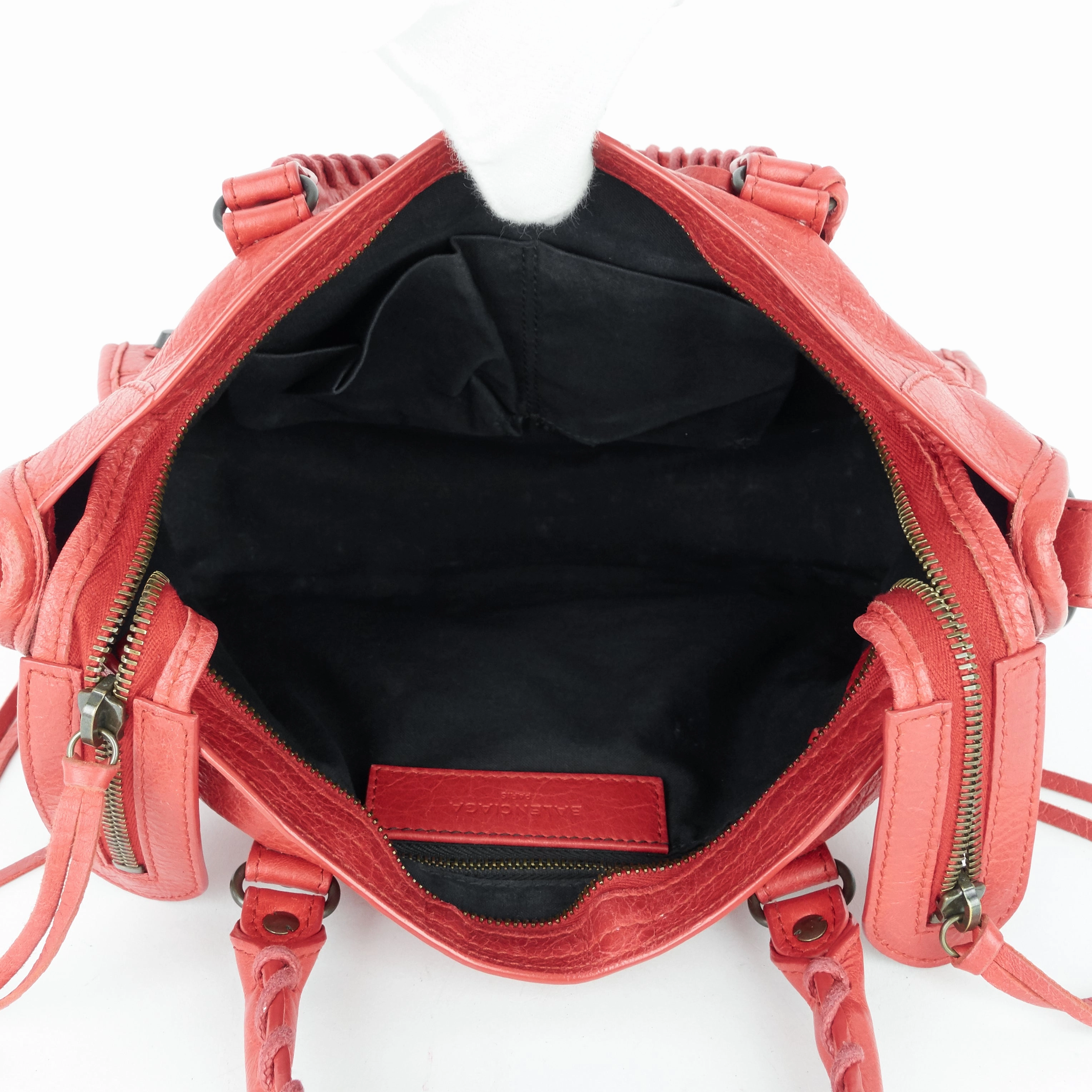 Classic Small Agneau Leather City Bag