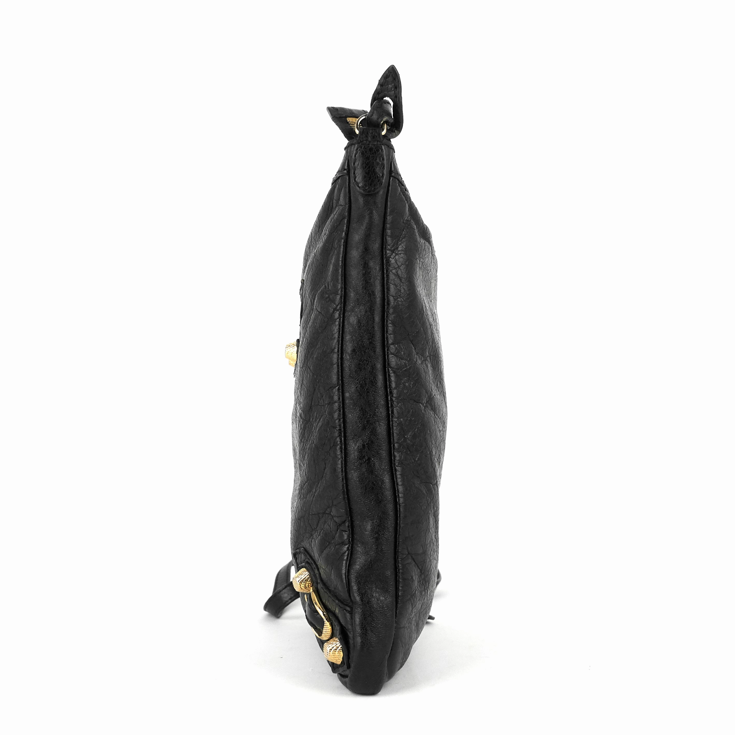 Classic Studs Flat Crossbody Agneau Leather Bag