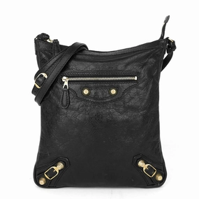 Classic Studs Flat Crossbody Agneau Leather Bag