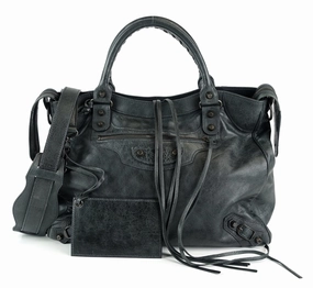Classic Velo Agneau Leather City Bag