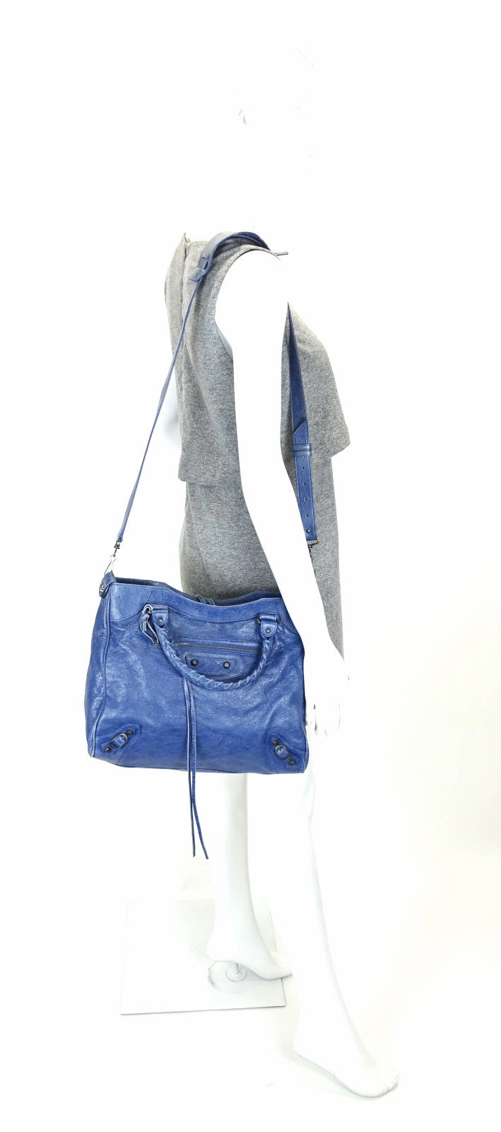 Classic Velo Agneau Leather City Bag