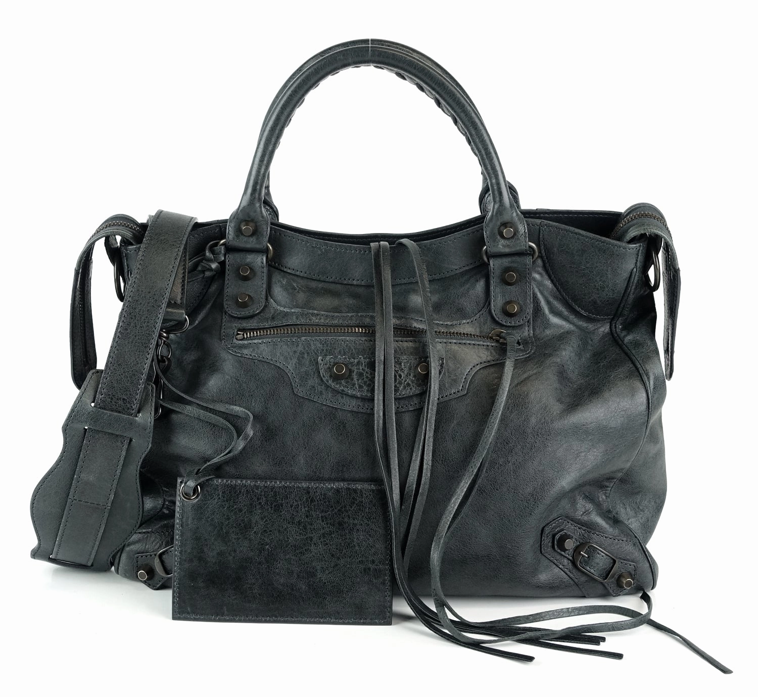Classic Velo Agneau Leather City Bag