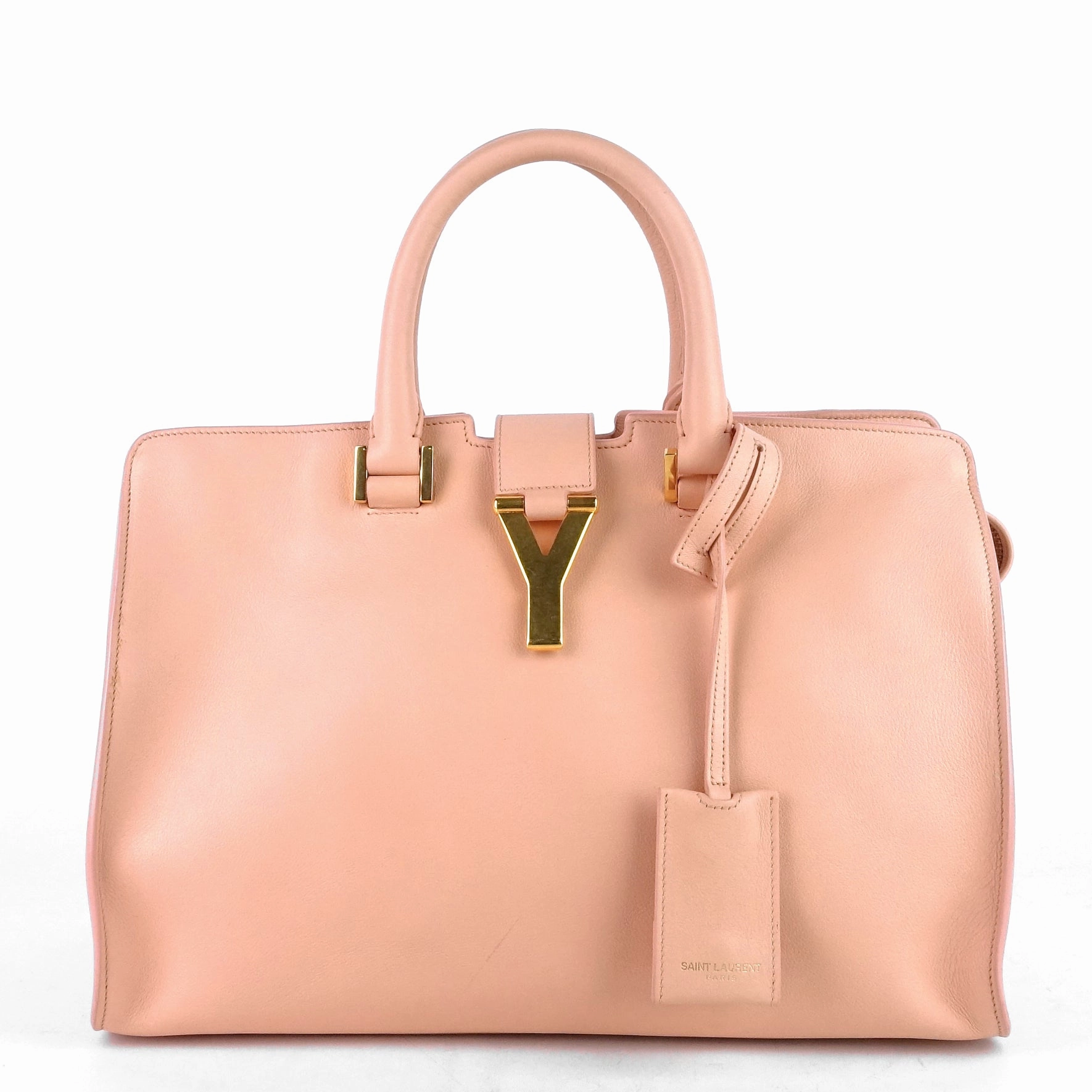 Classic Y Cabas Small Calf Leather Bag