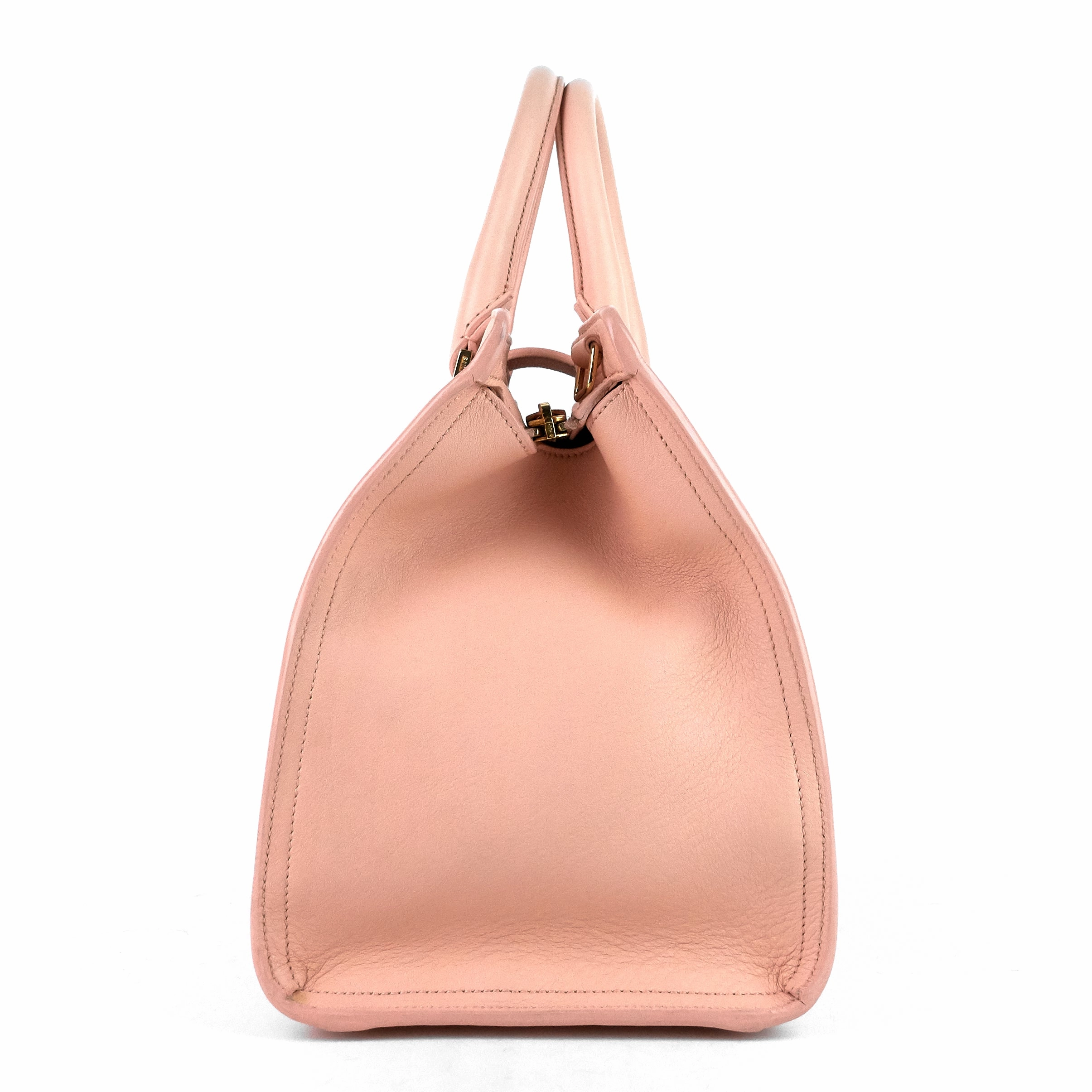 Classic Y Cabas Small Calf Leather Bag
