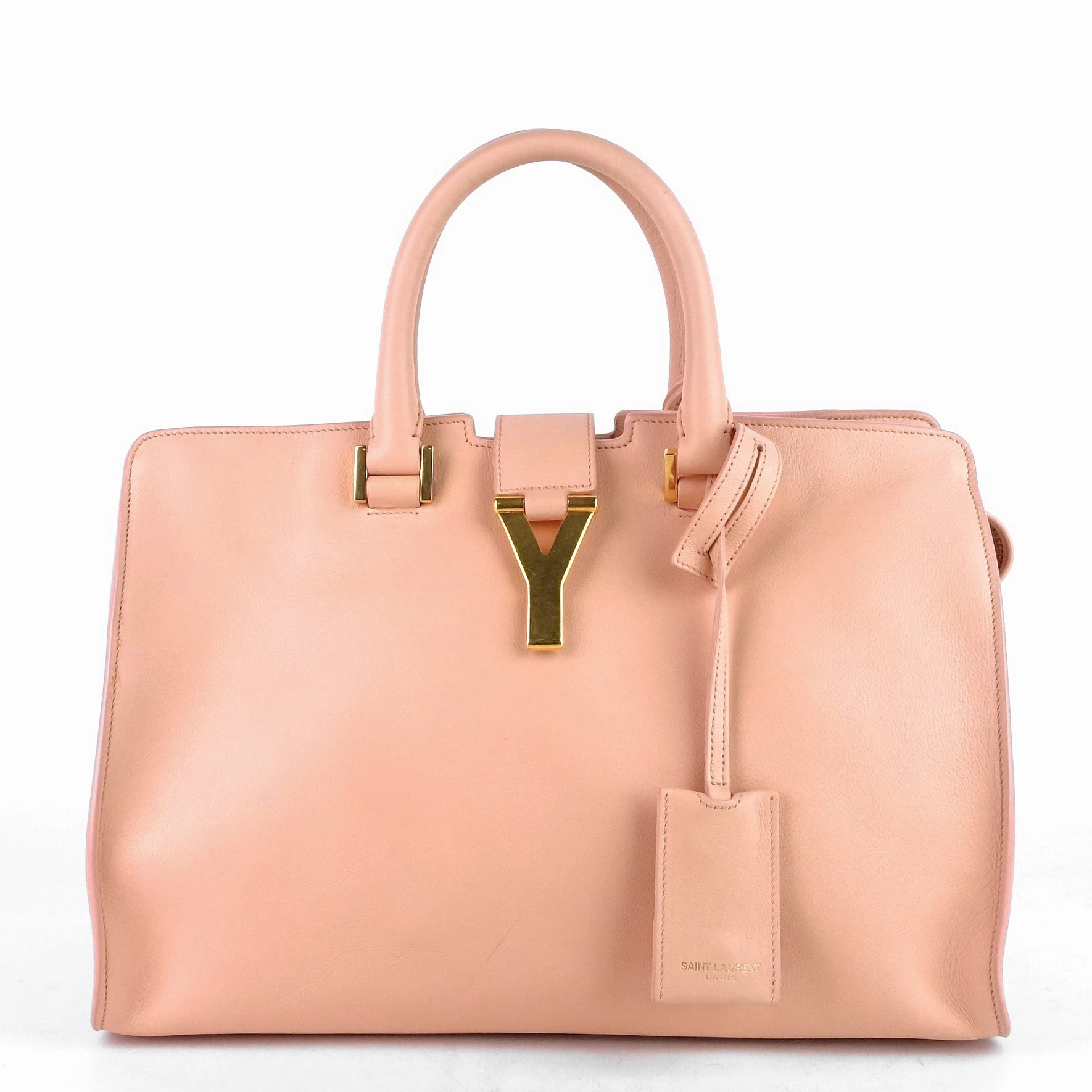 Classic Y Cabas Small Calf Leather Bag
