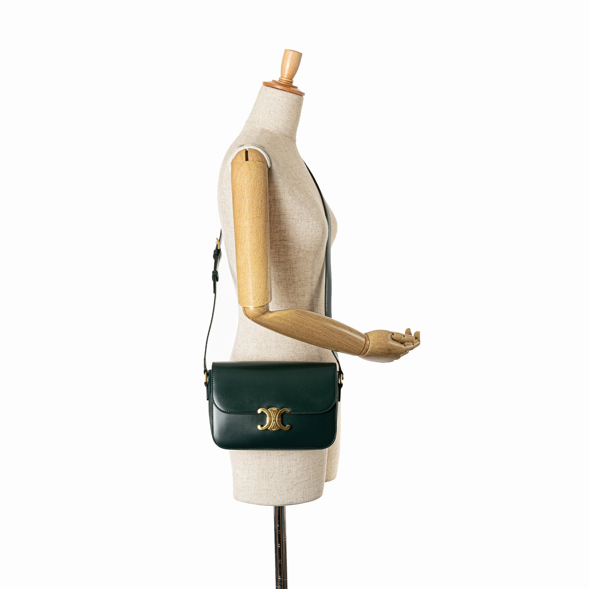 Classique Shiny Calfskin Triomphe Crossbody