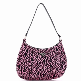 Cleo Shoulder Bag Jacquard Knit Medium
