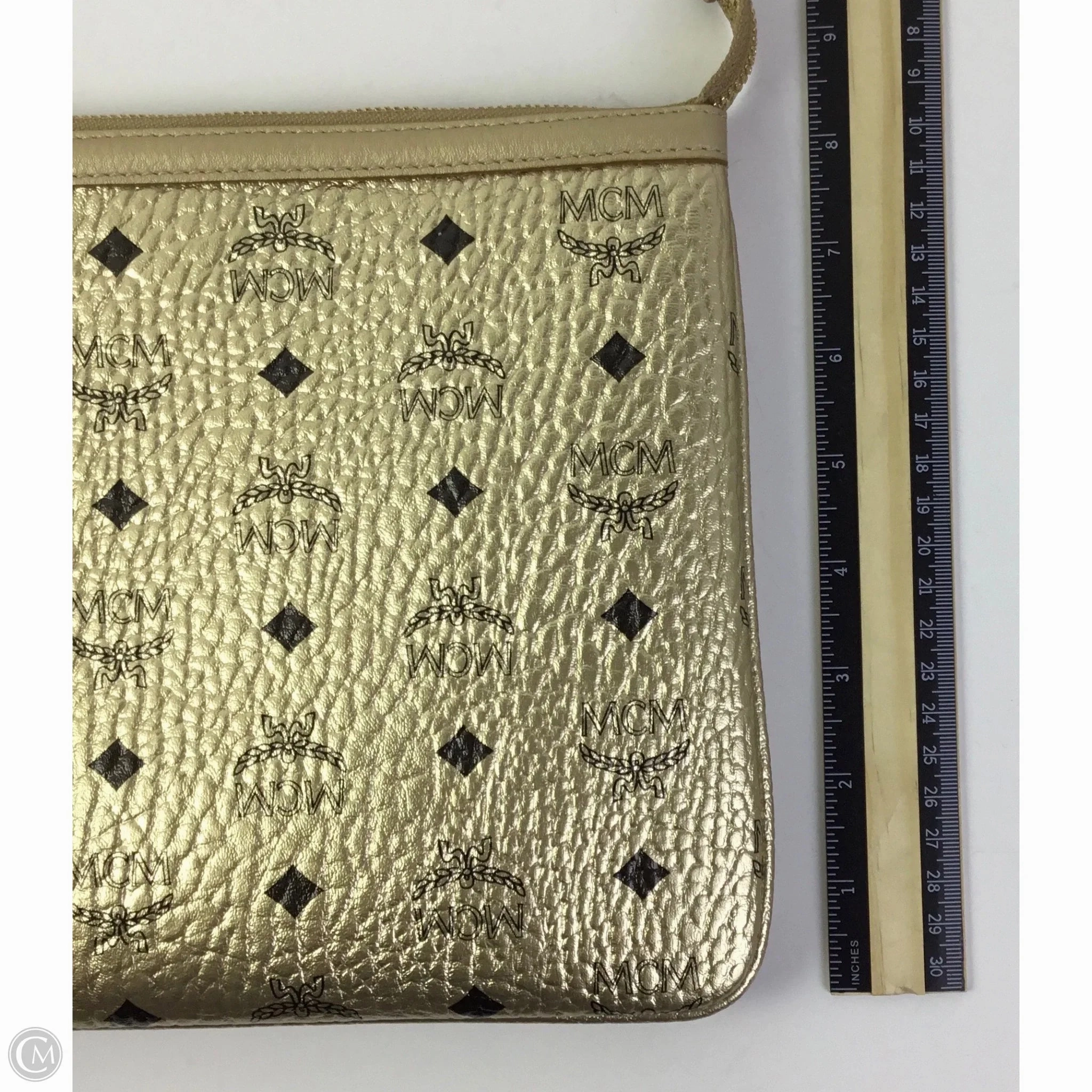 Clutch Luxury Designer By Mcm, Size: Large