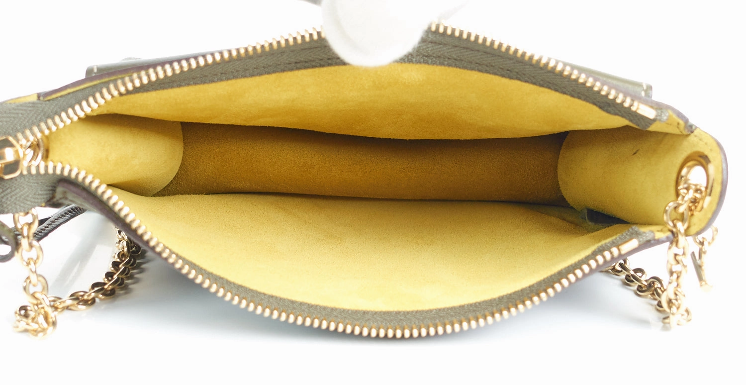 Clutch on Chain Calfskin Bag