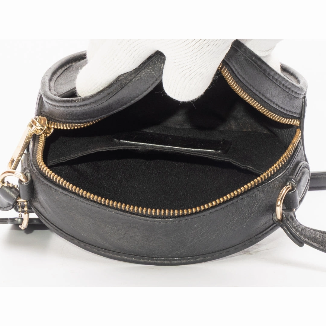 Coach Black Circle Crossbody Bag