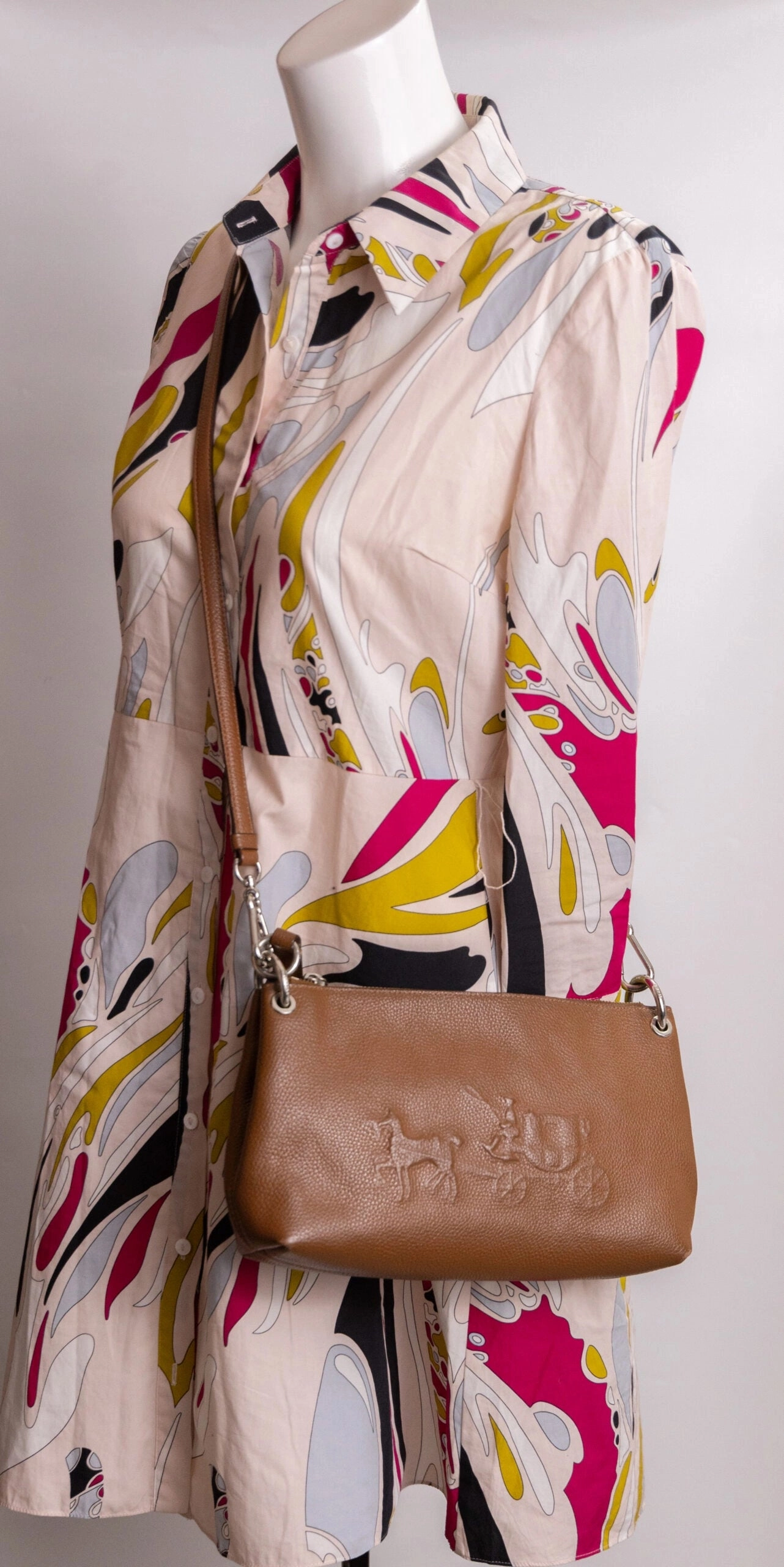 Coach Charley Crossbody With Embossed Horse And Carriage