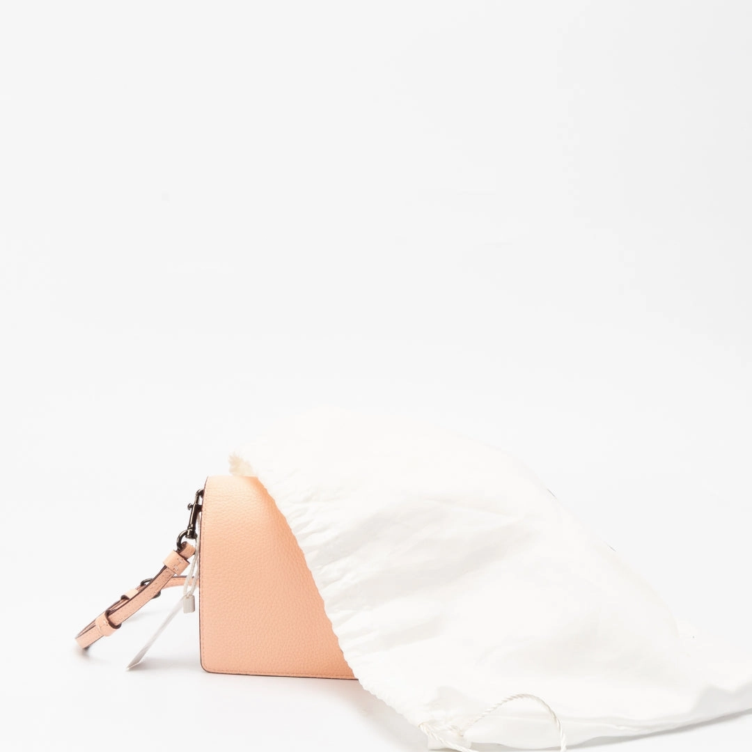 Coach Foldover Polished Pebble Crossbody Bag