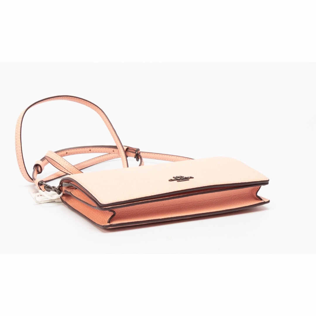 Coach Foldover Polished Pebble Crossbody Bag