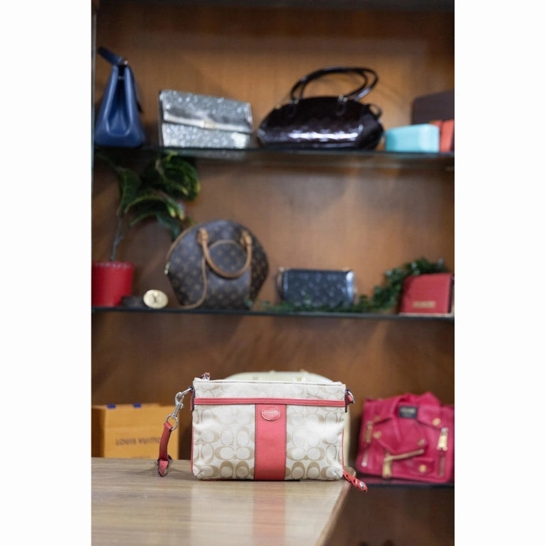 Coach Legacy Crossbody Bag In Signature Stripe