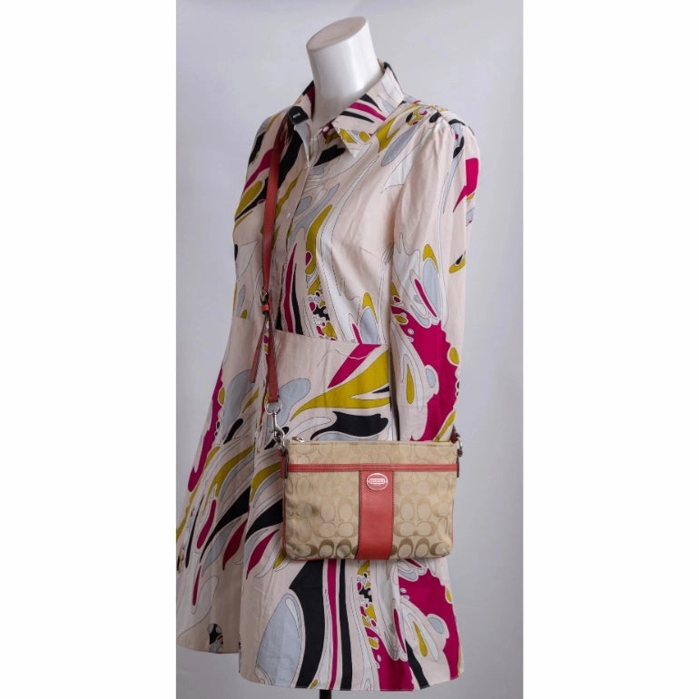 Coach Legacy Crossbody Bag In Signature Stripe
